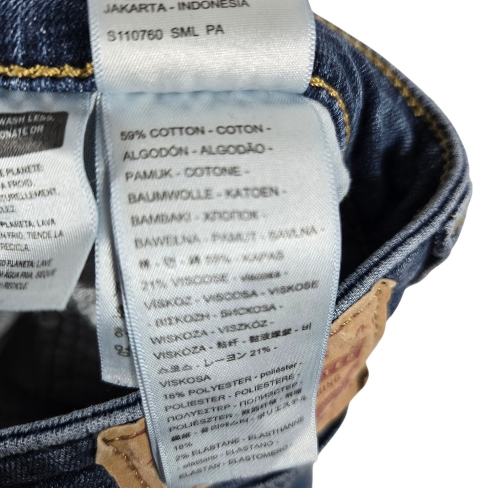 Levi's 725 High Rise Bootcut Blue Jeans Womens 27 Medium Wash Denim - Picture 7 of 9